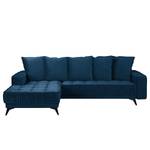 Ecksofa Machado Marineblau - Longchair davorstehend links