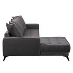 Ecksofa Machado Anthrazit - Longchair davorstehend links