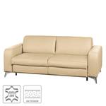 Schlafsofa Formosa mit Matratze Echtleder - Warmes Beige