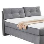 Lit boxspring Homein Gris - Textile - 183 x 102 x 227 cm