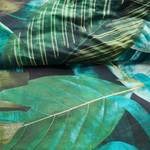 Parure de lit Botany Tissu renforcé - Vert / Bleu - 200 x 200/220 cm + 2 oreillers 70 x 60 cm