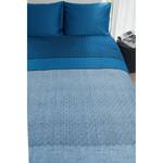 Beddengoed Camaro satijn - blauw - 240x200/220cm + 2 kussen 70x60cm
