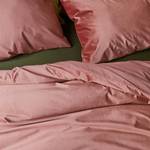 Beddengoed Tender fluweel - Oud pink - 155x220cm + kussen 80x80cm