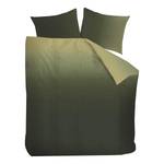 Parure de lit Domus Satin - Vert olive - 240 x 200/220 cm + 2 oreillers 70 x 60 cm