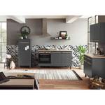 Meuble frigo encastrable Kavola Anthracite / Imitation chêne Sonoma