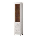 Hochschrank Mirador Mango massiv - Weiß