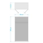 Kast-aanbouwmodule hülsta now basic II wit