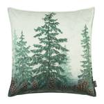 Housse de coussin Woodland Coton - Vert sapin