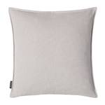 Housse de coussin Toronto Duo Velours - Blanc / Ambre jaune