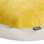 Housse de coussin Toronto Duo Velours - Blanc / Jaune