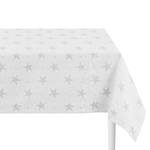 Nappe 1502 Tissu mélangé - Blanc / Argenté - 150 x 250 cm