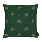 Coussin 1502 Tissu mélangé - Vert / Doré