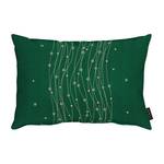 Coussin 1504 Tissu mélangé - Vert / Doré