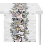 Chemin de table 1507 Coton - Gris / Rose