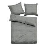 Kissenbezug Uni Melange Baumwollstoff - Grau - 40 x 40 cm