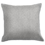 Parure de lit réversible Deero Étoffe de coton - Gris clair - 135 x 200 cm + oreiller 80 x 80 cm