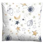 Parure de lit Universe Coton - Blanc - 135 x 200 cm + oreiller 80 x 80 cm