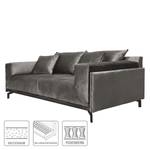 Sofa Betel I (2,5 -Sitzer) Samt - Grau