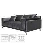 Sofa Betel I (2,5 -Sitzer) Samt - Anthrazit