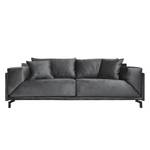 Sofa Betel I (3 -Sitzer) Samt - Anthrazit