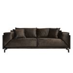 Sofa Betel I (2,5 -Sitzer) Samt - Dunkelbraun