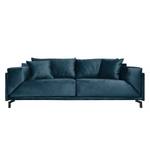 Sofa Betel I (3 -Sitzer) Samt - Marineblau