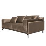 Sofa Betel I (2,5 -Sitzer) Samt - Cappuccino