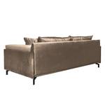 Sofa Betel I (2,5 -Sitzer) Samt - Cappuccino