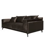 Sofa Betel I (3 -Sitzer) Samt - Dunkelbraun