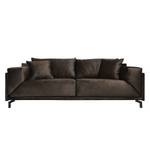 Sofa Betel I (3 -Sitzer) Samt - Dunkelbraun