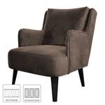 Fauteuil Bariri I Velours - Marron