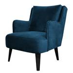 Fauteuil Bariri I Velours - Bleu foncé