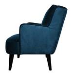 Fauteuil Bariri I Velours - Bleu foncé