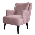 Fauteuil Bariri I fluweel - Mauve