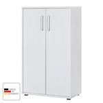 Armoire de bureau Buzy Gris clair / Argenté - Gris lumineux - Hauteur : 111 cm