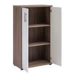 Armoire de bureau Arcon II Imitation chêne Sonoma / Blanc brillant