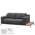 Sofa Londrina (2-Sitzer) Microfaser - Dunkelgrau - Ausrichtung rechts