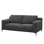 Sofa Lontras (2-Sitzer) Microfaser - Dunkelgrau