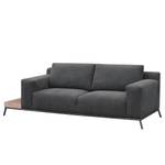 Sofa Londrina (3-Sitzer) Microfaser - Dunkelgrau - Ausrichtung links