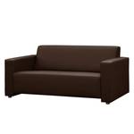 Sofa Jales (3-Sitzer) Kunstleder - Schokolade/ Braun