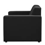 Sofa Jales (3-Sitzer) Kunstleder - Schwarz