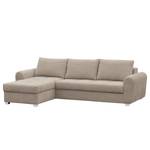 Ecksofa Lages Microfaser - Kaschmir - Longchair davorstehend links