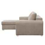 Ecksofa Lages Microfaser - Kaschmir - Longchair davorstehend links