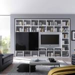 Ensemble meuble TV Empire Blanc brillant / Noir