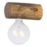 Wandlamp Trabo Simple staal/massief grenenhout - 1 lichtbron - Amberkleurig grenenhout