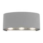 LED-wandlamp Carlo II aluminiumkleurig - Aantal lichtbronnen: 6