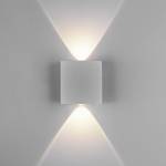 LED-wandlamp Carlo II aluminiumkleurig - Aantal lichtbronnen: 2
