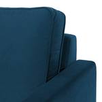 3-zitsbank Radon fluweel - Velours Ravi: Marineblauw