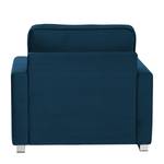 Fauteuil Radon fluweel - Velours Ravi: Marineblauw