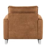 Fauteuil Radon fluweel - Microvezel Bice: Nougat